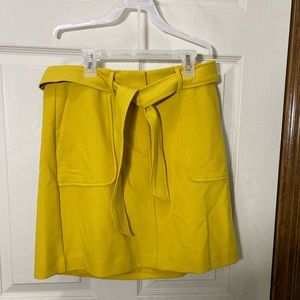 Yellow A-Line Skirt